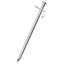 teltpløkker 24 stk. 19,5 cm 8 mm galvaniseret stål