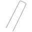 jordpløkker 25 stk. U-facon 15x3,5 cm galvaniseret stål