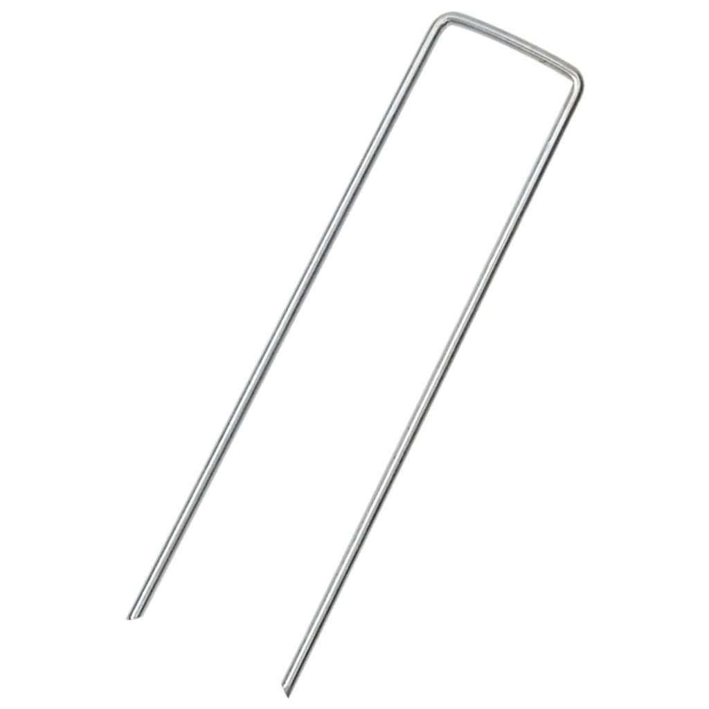 jordpløkker 25 stk. U-facon 15x3,5 cm galvaniseret stål