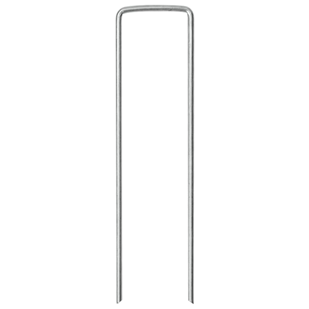 jordpløkker 25 stk. U-facon 15x3,5 cm galvaniseret stål