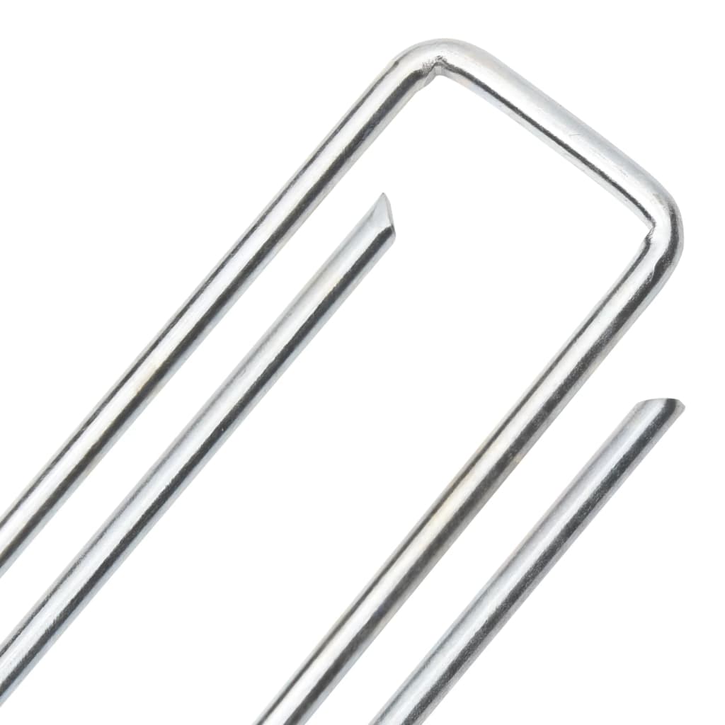 jordpløkker 25 stk. U-facon 20x4 cm galvaniseret stål