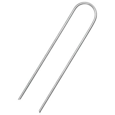 jordpløkker 50 stk. U-facon 15x3,5 cm galvaniseret stål
