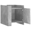 sengebord 45x50x50 cm konstrueret træ betongrå