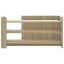 sofabord 100x50x50 cm konstrueret træ sonoma-eg