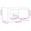 sofabord 100x50x50 cm konstrueret træ sonoma-eg