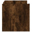 sofabord 100x50x50 cm konstrueret træ røget egetræsfarve
