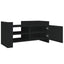 tv-bord 80x35x40 cm konstrueret træ sort