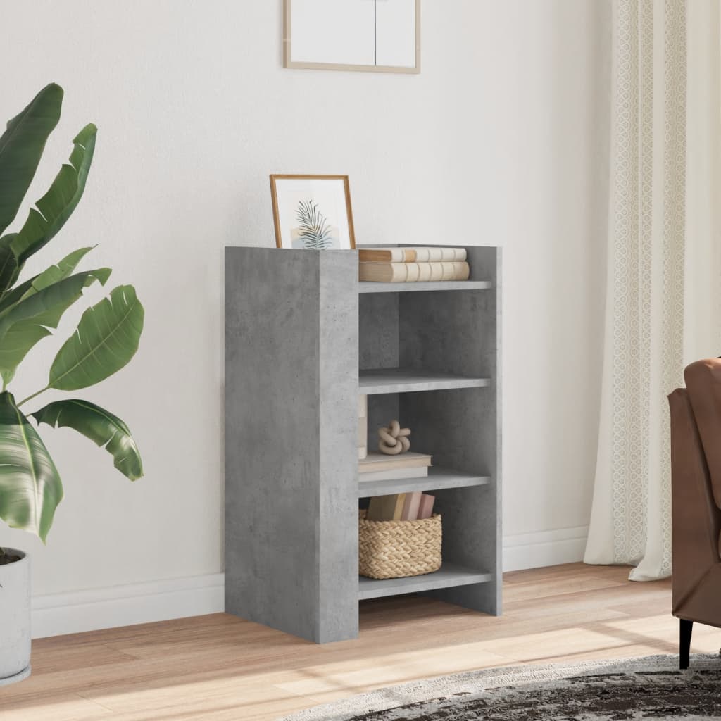 skænk 45x35x75 cm konstrueret træ betongrå