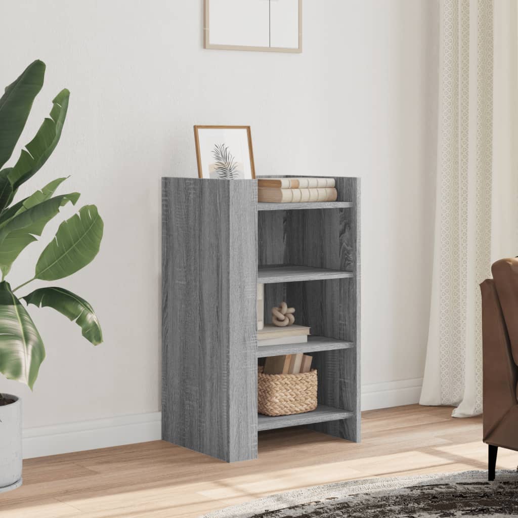 skænk 45x35x75 cm konstrueret træ grå sonoma-eg