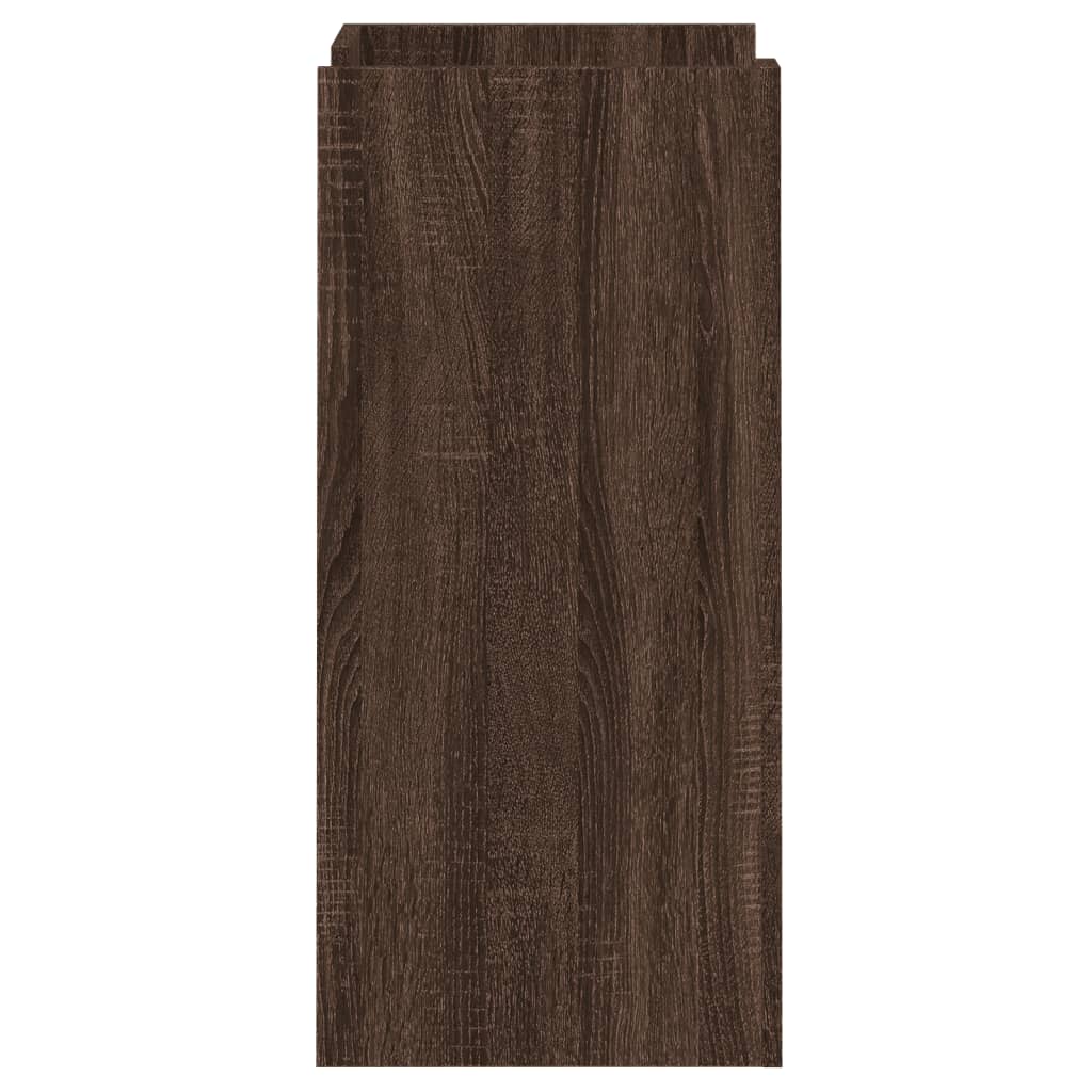 skænk 45x35x75 cm konstrueret træ brun egetræsfarve