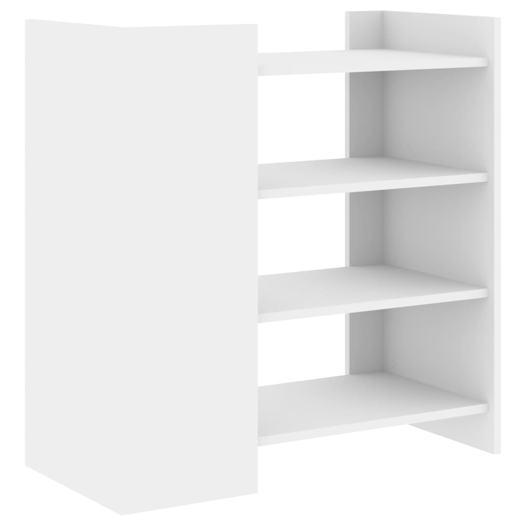 skænk 73,5x35x75 cm konstrueret træ hvid