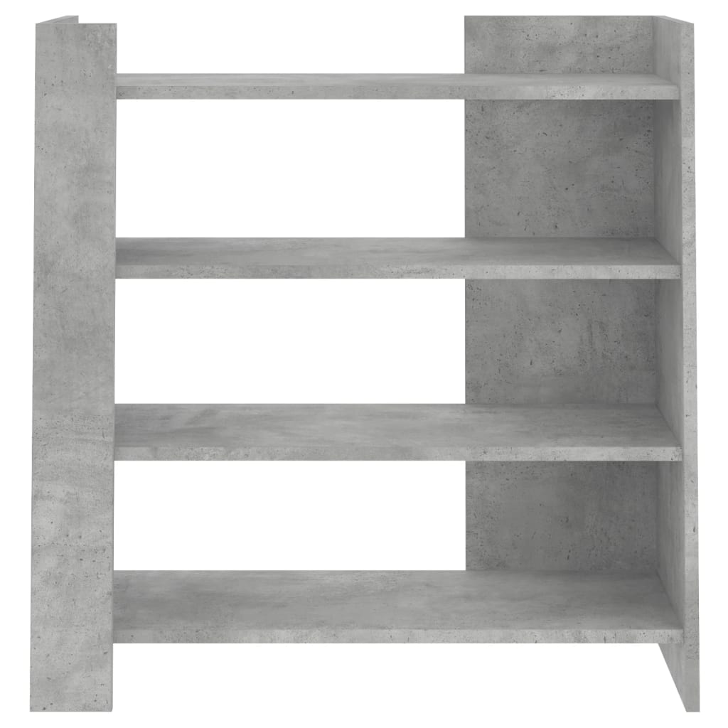skænk 73,5x35x75 cm konstrueret træ betongrå