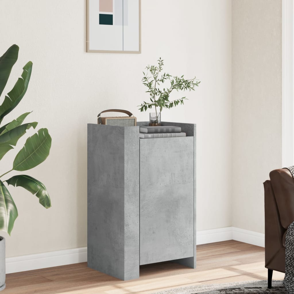 skænk 45x35x75 cm konstrueret træ betongrå