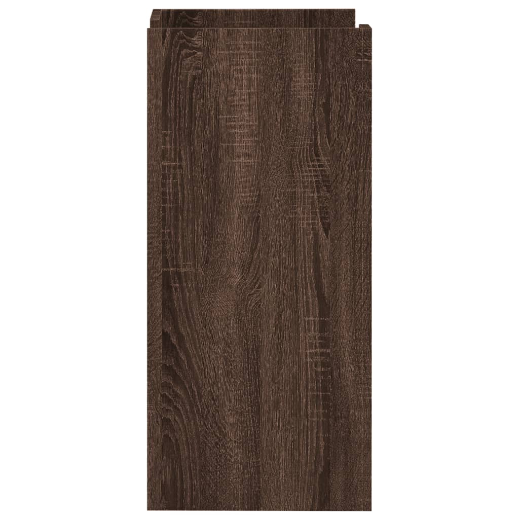 skænk 45x35x75 cm konstrueret træ brun egetræsfarve