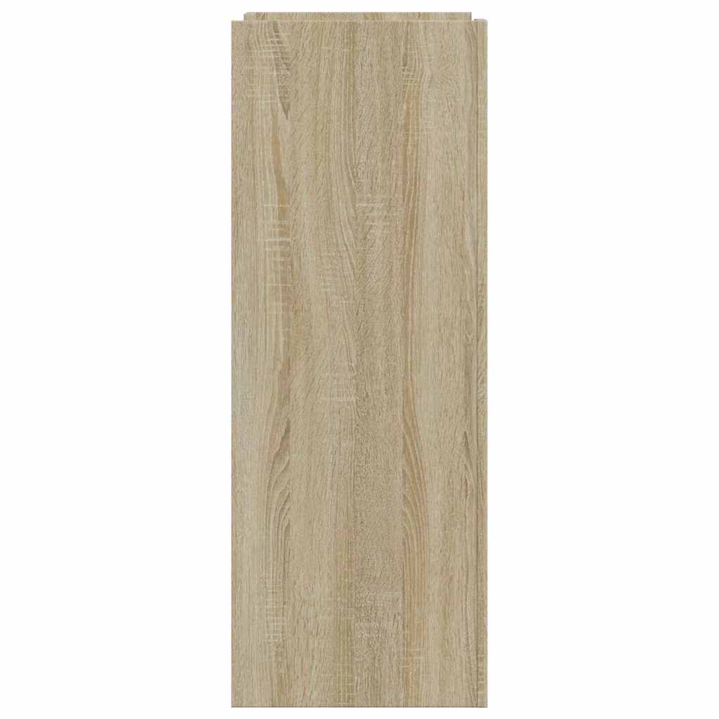 skoreol 74,5x37,5x100 cm konstrueret træ sonoma-eg