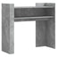 konsolbord 100x35x90 cm konstrueret træ betongrå
