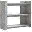 konsolbord 100x35x90 cm konstrueret træ betongrå
