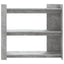 konsolbord 100x35x90 cm konstrueret træ betongrå