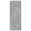 konsolbord 100x35x90 cm konstrueret træ betongrå