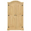 klædeskab Corona 102x52x186 cm massivt fyrretræ