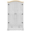 klædeskab Corona 102x52x186 cm massivt fyrretræ