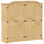 klædeskab Corona 194x52x186 cm massivt fyrretræ