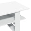 sofabord 102x55x42 cm konstrueret træ hvid