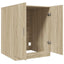 vaskemaskineskab 70,5x71,5x91,5 cm sonoma-eg
