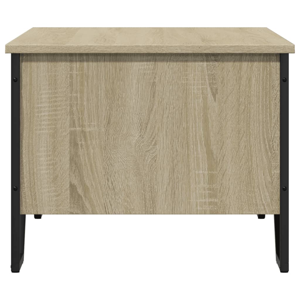 sofabord 100x51x40 cm konstrueret træ sonoma-eg