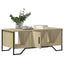 sofabord 100x51x40 cm konstrueret træ sonoma-eg