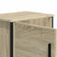 sengeborde 2 stk. 40x30x40 cm konstrueret træ sonoma-eg