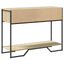 konsolbord 100x35x74,5 cm konstrueret træ sonoma-eg