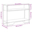 konsolbord 100x35x74,5 cm konstrueret træ sonoma-eg