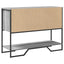 konsolbord 100x35x74,5 cm konstrueret træ grå sonoma-eg