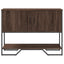 konsolbord 100x35x74,5 cm konstrueret træ brun egetræsfarve