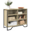 skænk 91x35,5x74,5 cm konstrueret træ sonoma-eg
