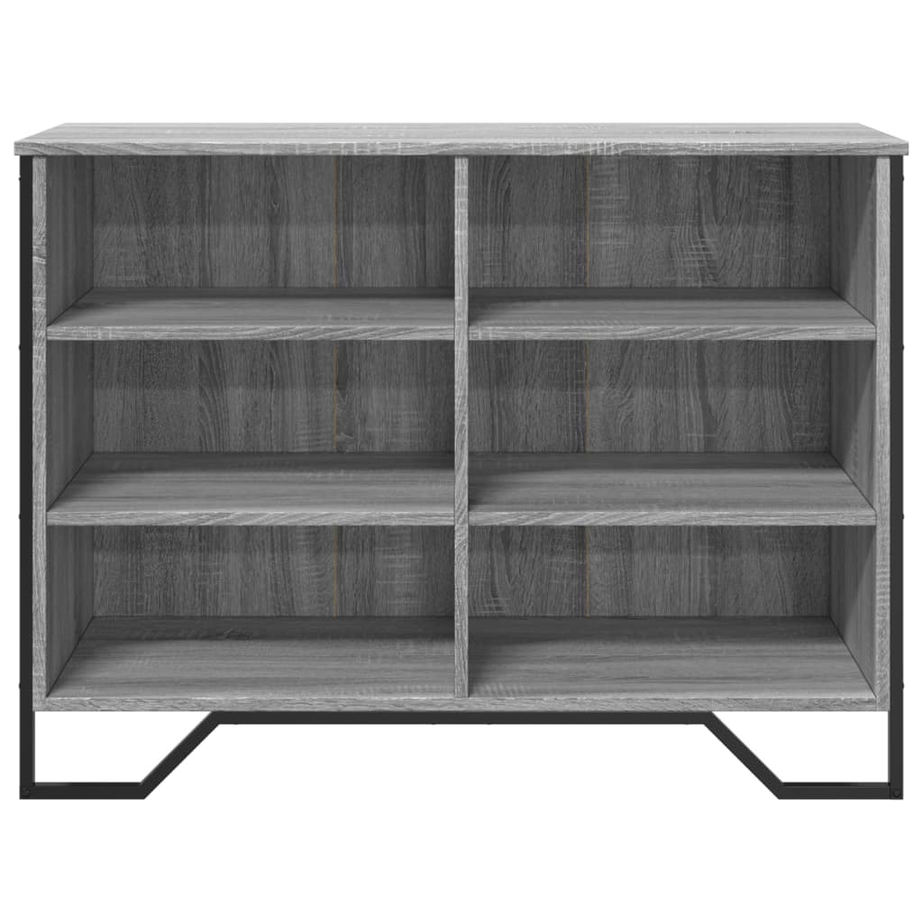 skænk 101x35,5x74,5 cm konstrueret træ grå sonoma-eg