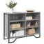 skænk 101x35,5x74,5 cm konstrueret træ grå sonoma-eg