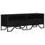 tv-bord 122x34x41 cm konstrueret træ sort