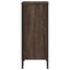 bogreol 80x31x74,5 cm konstrueret træ brun egetræsfarve