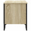 skoreol 90x38x45,5 cm konstrueret træ sonoma-eg