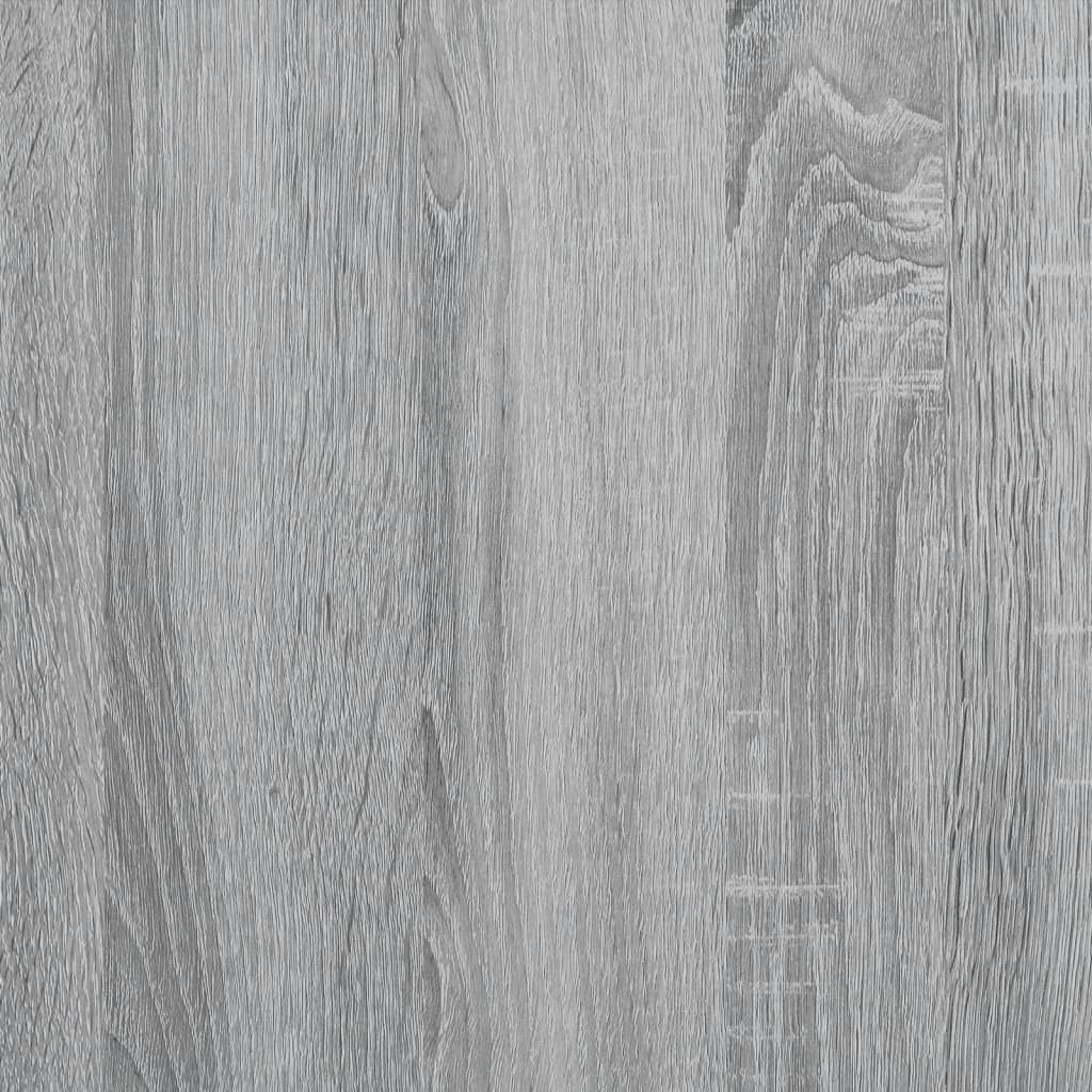underskab til vask 60x35x60 cm konstrueret træ grå sonoma-eg