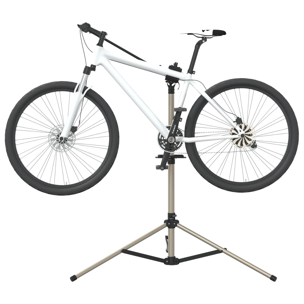 reparationsstativ til cykler 120-165 cm foldbart aluminium billede