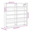 vitrineskab 60x8,5x58 cm konstrueret træ sonoma-eg
