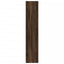 bogreol 57x28,5x107,5 cm konstrueret træ brun egetræsfarve