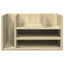 dueslag til skrivebord 44,5x24x25 cm konstrueret træ sonoma-eg