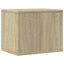 dueslag til skrivebord 36x26x29,5 cm konstrueret træ sonoma-eg
