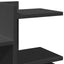 hylde til skrivebord 49x20x52,5 cm konstrueret træ sort