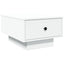sofabord 60x45x31 cm konstrueret træ hvid