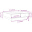 sofabord 90x90x28 cm konstrueret træ hvid